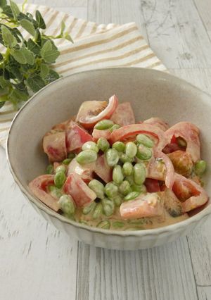 トマトと枝豆のスパイシーマヨサラダ-レシピのメイン写真