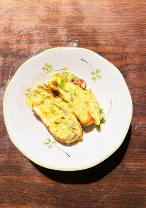 梅ネギチーズ♡卵焼き-レシピのメイン写真