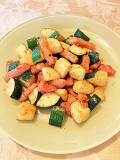 ズッキーニとベーコン炒め-レシピのメイン写真