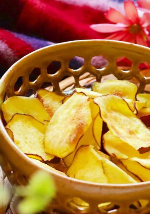 レンジで4分⭐︎さつまいもチップス-レシピのメイン写真