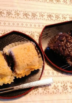 目から鱗!丸めない巻きおはぎ-レシピのメイン写真