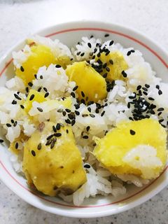 秋の味覚、栗とさつまいものご飯♡°。⋆-レシピのメイン写真