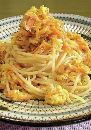 キャロットしりしり·De·パスタ-レシピのメイン写真