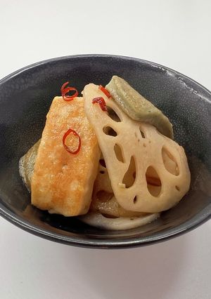 生麩とれんこんのきんぴら-レシピのメイン写真