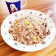 オイルサーディンと塩だれ葱のチャーハン☆