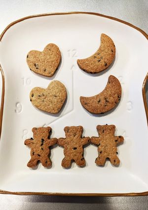 黒ゴマきな粉クッキー☆私の黄金比アレンジ-レシピのメイン写真