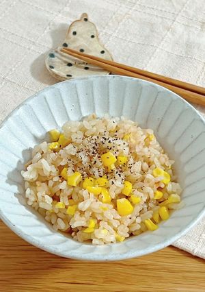 とうもろこしとツナの炊き込みご飯-レシピのメイン写真