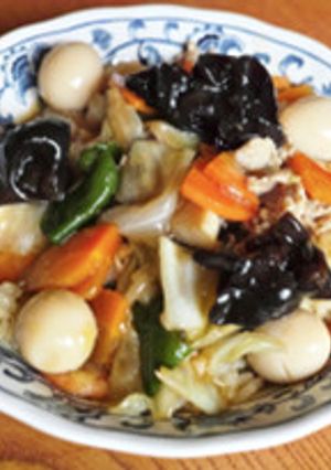 忘れられなくなる醤油味の中華丼-レシピのメイン写真
