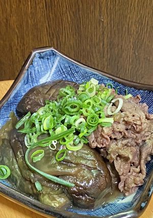 茄子と牛肉の甘辛煮-レシピのメイン写真