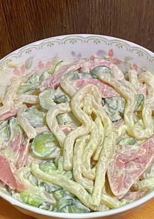 うどんサラダ-レシピのメイン写真
