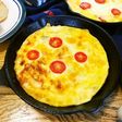 カフェのスキレットキッシュ