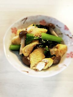 覚書〈小松菜の煮浸し〉-レシピのメイン写真