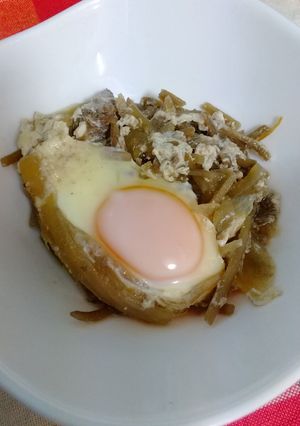 牛丼+たまご-レシピのメイン写真