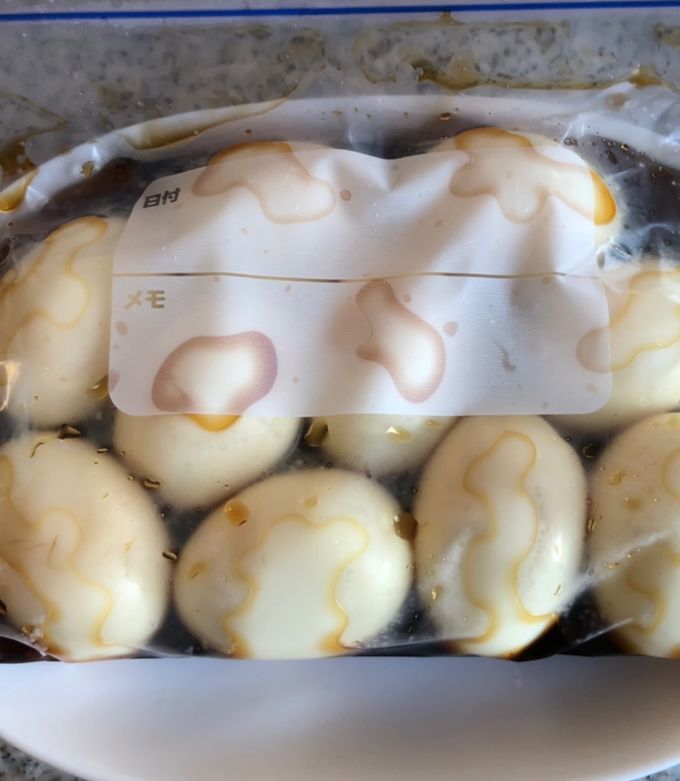 煮卵（味どうらくの里で簡単に） by クックれりら 【クックパッド