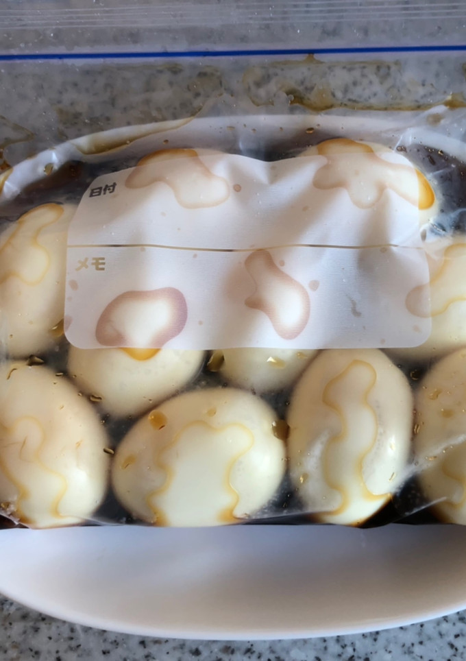 煮卵（味どうらくの里で簡単に）-レシピのメイン写真