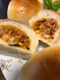 ライスコロッケ風?ケチャップご飯パン-レシピのメイン写真