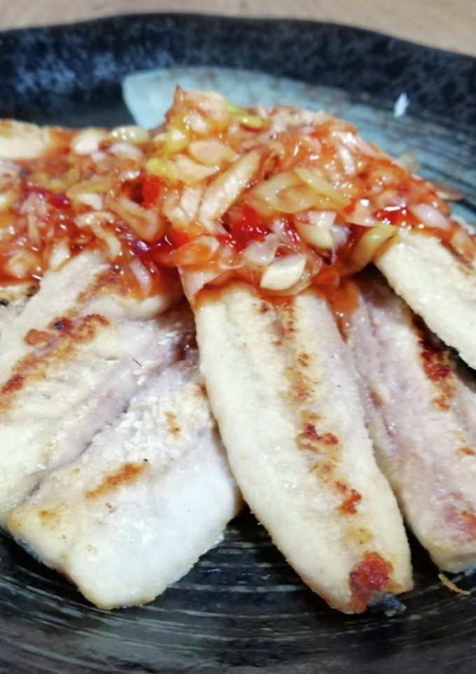 ☆長ネギスイートチリソースのアジ焼き☆-レシピのメイン写真