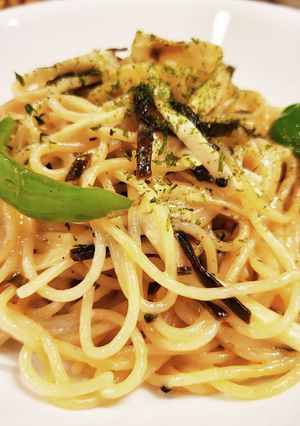 簡単！チータラと佃煮昆布でうまパスタ-レシピのメイン写真