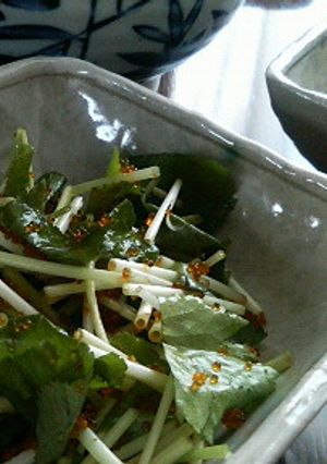 切って混ぜるだけ☆三つ葉のさっぱり和え物-レシピのメイン写真