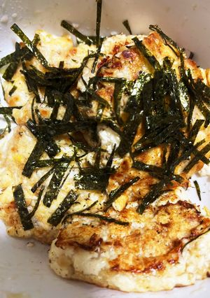 妄想料理　まるで山芋焼き　豆腐納豆焼き-レシピのメイン写真
