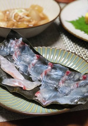 鯛の昆布締め-レシピのメイン写真