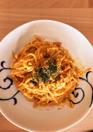 簡単！ツナ&卵パスタ-レシピのメイン写真