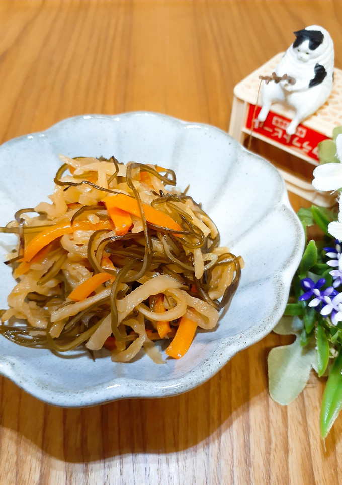 切り干し大根と刻み昆布の煮物-レシピのメイン写真