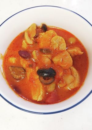 炊飯器☆豚ヒレ肉のトマト煮込み-レシピのメイン写真