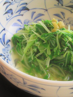 〚 つまみ菜のおひたし わさび風味 〛-レシピのメイン写真