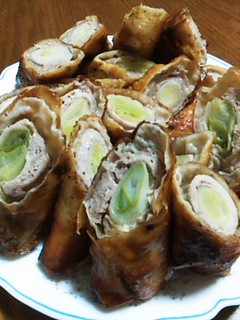 長ネギ春巻き-レシピのメイン写真
