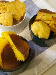 季節の野菜入り。もちもちカップケーキ-レシピのメイン写真