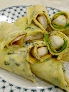 苦手克服!野菜たっぷりクレープ-レシピのメイン写真