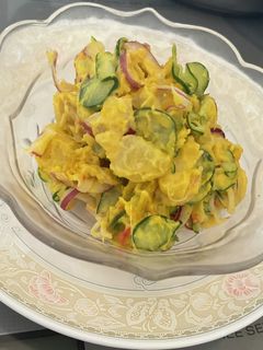思い出の味✨かぼちゃとジャガイモのサラダ-レシピのメイン写真