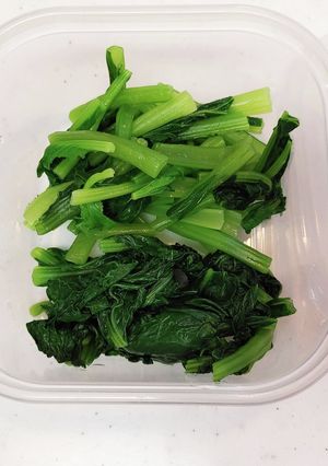 電子レンジ☆茹で野菜(葉物)-レシピのメイン写真