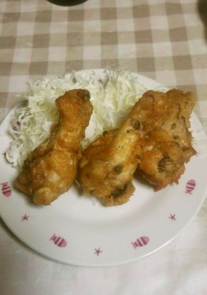 鶏手羽元の梅マヨ麺つゆ唐揚げ-レシピのメイン写真