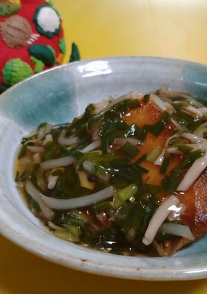 油揚げのニラあんかけ-レシピのメイン写真