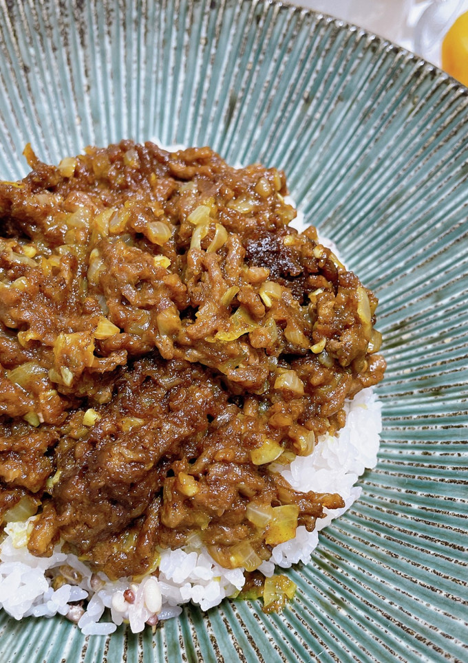 レンジでキーマカレー-レシピのメイン写真
