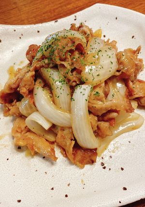 簡単！豚の生姜焼き♪調味料黄金比率☆-レシピのメイン写真