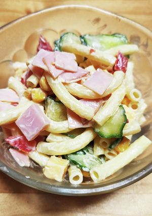 大好評！ハムとチーズのマカロニサラダ♪︎-レシピのメイン写真