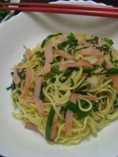 にらとねぎの塩焼きそば☆ミ-レシピのメイン写真