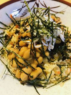 毎日の納豆●たきこみごはんで納豆しらす丼-レシピのメイン写真