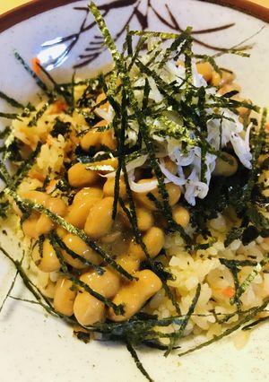 毎日の納豆●たきこみごはんで納豆しらす丼-レシピのメイン写真
