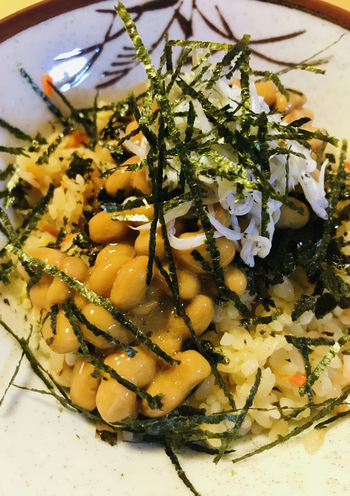 毎日の納豆●たきこみごはんで納豆しらす丼-レシピのメイン写真