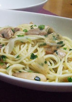 鶏とネギの塩味パスタ-レシピのメイン写真