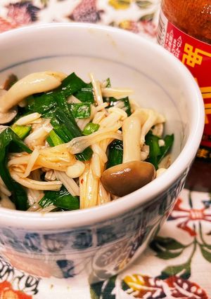 レンジで簡単おつまみ　きのこキムチ-レシピのメイン写真