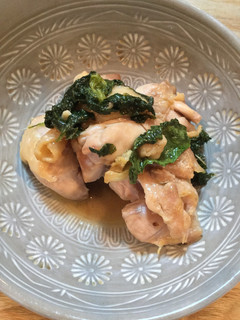 鶏もも肉と大葉のぽん酢炒め-レシピのメイン写真
