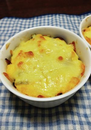 卵のココット(野菜を使ってみました)-レシピのメイン写真