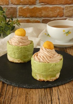 抹茶ムースのモンブラン-レシピのメイン写真