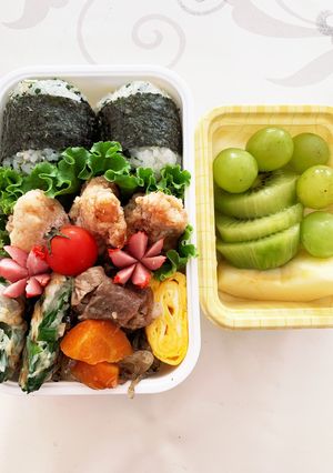 小5息子のお弁当2022.09.26-レシピのメイン写真