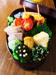 うずらの卵の串揚げ弁当♡-レシピのメイン写真